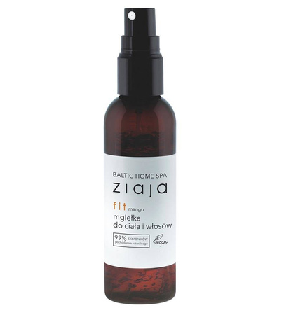 Ziaja Baltic Home Spa Fit, Mgiełka do ciała i włosów Mango 90ml