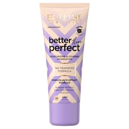 Eveline Better Than Perfect Podkład nawilżająco-kryjący nr 01 Ivory 30ml