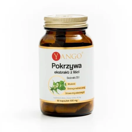 Yango − Pokrzywa, ekstrakt z liści 20:1 − 90 kaps.