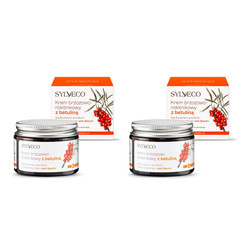 Zestaw: 2x Sylveco - Krem nawilżający do twarzy brzozowo- rokitnikowy z betuliną - 50ml