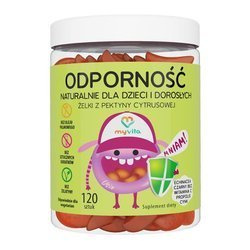 Myvita Żelki Naturalne Odporność 120 szt