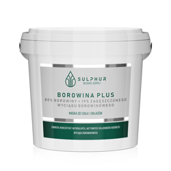 Borowina PLUS maska do ciała i okładów 1kg SULPHUR
