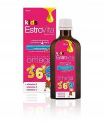 EstroVita KIds Omega 3-6-9 dla dzieci 150 ml smak malina