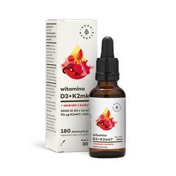 Aura herbals - D3 + K2 MK7 + kurkuma - 30 ml