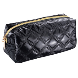 Gold &amp; Black kosmetyczka pikowana czarna