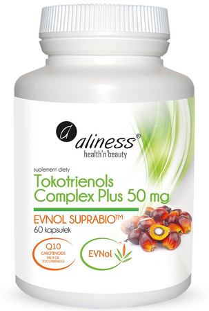 Tokotrienols Complex PLUS 50 mg, EVNOL SUPRABIO x 60 caps.