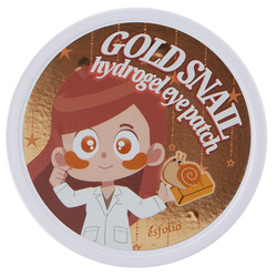 Gold Snail Hydrogel Eye Patch hydrożelowe płatki pod oczy ze złotem i filtratem ze śluzu ślimaka 60szt.
