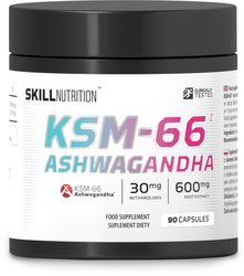 Skill Nutrition KSM-66 Ashwagandha 200 mg na wsparcie w okresach stresu 90 kaps. vege