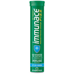 Immunace Fizz suplement diety wspierający odporność 20 tabletek musujących