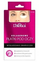 L'biotica – Kolagenowe płatki pod oczy, Wygładzanie zmarszczek – 3 x 2 szt.