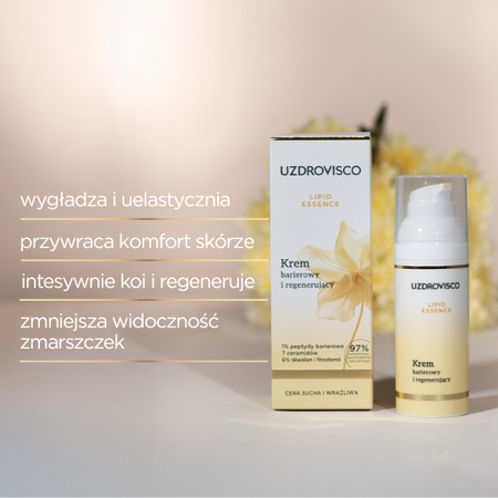 Uzdrovisco Lipid  Essence Krem barierowy i regenerujący, 50 ml