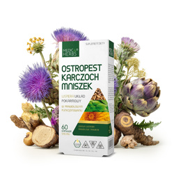 Medica Herbs Ostropest Karczoch Mniszek 60 kaps