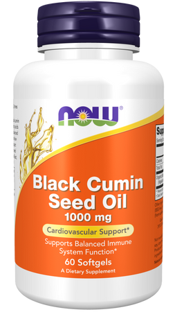 NOW FOODS Black Cumin Seed Oil - Czarnuszka (60 kaps.)
