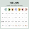 Kit & Kin, Pieluszki Jednorazowe 1 Mini (2-5 kg), Owieczka/Sówka, 38 szt.
