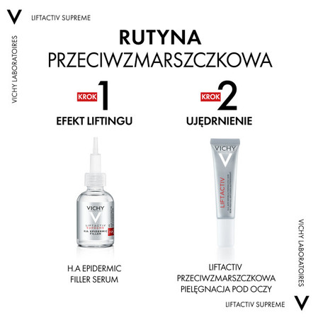 Vichy - Liftactiv Pod Oczy, przeciwzmarszczkowa pielęgnacja liftingująca skórę wokół oczu – 15 ml