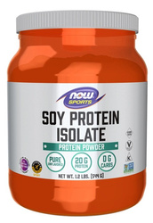 Now Foods Soy Protein Isolate odżywka białkowa wegan 544 g