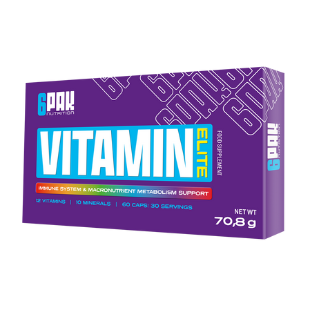 6PAK Vitamin Elite Kompleks Witamin 60 kaps.