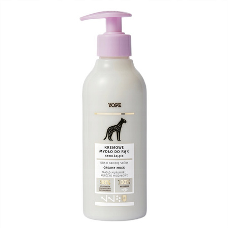 Yope - Kremowe nawilżające mydło do rąk Creamy Musk 300ml