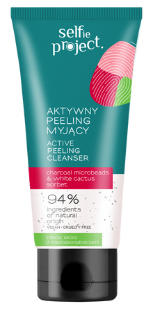 Zestaw 2x Selfie Project, Aktywny peeling myjący, 150 ml