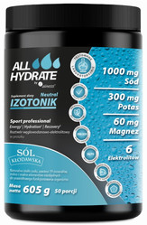 Aliness ALLHydrate, Izotonik Sport Neutral 605g, 50 porcji