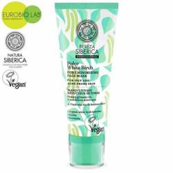 Wegańska, zwężająca pory maska do twarzy, do skóry tłustej oraz z tendencją do powstawania trądziku, 100ml Bereza Siberica