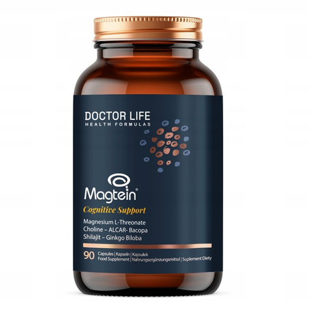 Doctor Life Magtein L-treonian magnezu Cognitive Support 90 kaps.