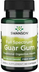 Swanson Full Spectrum Guar Gum 400 mg - 60 kaps.