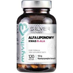 Myvita Silver 100% Kwas Alfaliponowy R-Ala 120 K