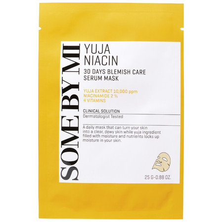Yuja Niacin Blemish Care Serum Mask rozjaśniająca maska-serum w płachcie 25g
