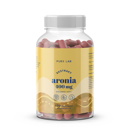 Pure Lab Ekstrakt z aronii 400 mg, 170 kaps