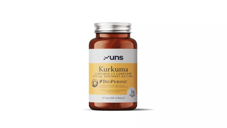 UNS Kurkumina + Bioperine 60 vege kaps.