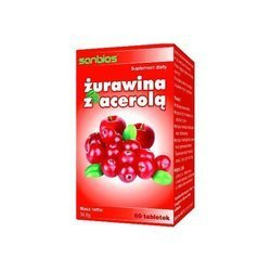 Sanbios Żurawina Z Acerolą 60 T