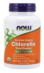 Now Foods EKO Chlorella - rozłupane ściany komórek 113 g