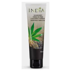 India Krem Do Rąk Ochronny Z Olejem Z Konopi 100Ml