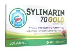 Alg Pharma Sylimarin 70 Gold na wsparcie wątroby 30 tabl.