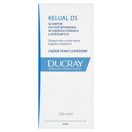 Ducray Kelual DS Szampon do postępowania w ciężkich stanach łupieżowych 100 ml