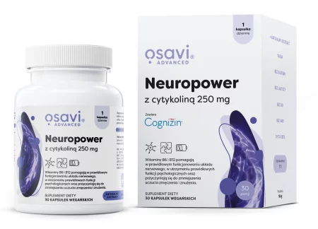 Osavi Neuropower z Cytykoliną - 250mg - 30 kaps. vegan