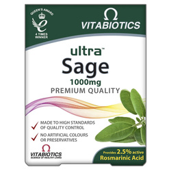 Vitabiotics Ultra Sage suplement diety z szałwią 30 tabl.