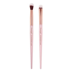 Mineral Pink pędzel do aplikacji i blendowania cieni 2szt