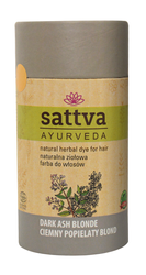 Sattva - Henna Naturalna ziołowa farba do włosów Ciemny Popielaty Blond 150g