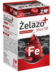 WegaFarm Żelazo Plus SR 60 kaps.