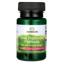 Swanson Oral Probiotic Formula - Probiotyczna formuła jamy ustnej 30 tabl.