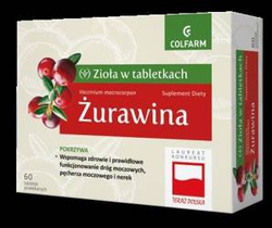 Colfarm Żurawina z pokrzywą  60 tabletkach