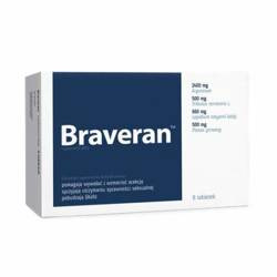 Aflofarm Braveran - dla mężczyzn - 8 tabletek