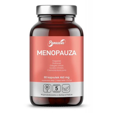 Panaseus Menopauza 50 kaps.