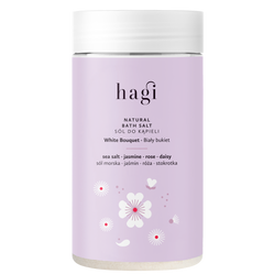 Hagi Naturalna sół do kąpieli Biały bukiet 480g