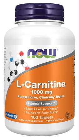 NOW FOODS L-Carnitine - L-Karnityna 1000mg (100 tabl.)