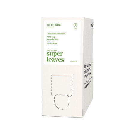 Attitude SUPER LEAVES™, Mydła do rąk w płynie o zapachu liści oliwnych, REFILL, 2 L