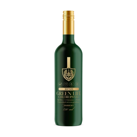 Powerful Brand Green Life Chlorofil z algami, glutaminą i mumio 750ml