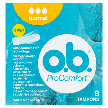 O.B. ProComfort Normal Tampony 8 sztuk